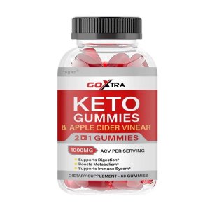 Goxtra Keto + Acv Gummies, 1000mg Acv, Supports Digestion &amp; Metabolism, 60 Gummies.