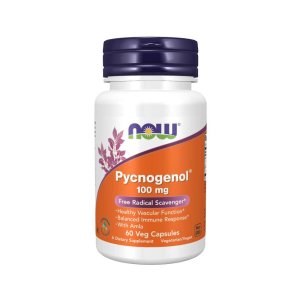 Now Foods Pycnogenol® 100mg – Antioxidant &amp; Immune Support – 60 Veg Capsules