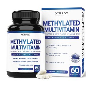 Dorado Nutrition Methylated Multivitamin Supplement for Women &amp; Men 60 Caps