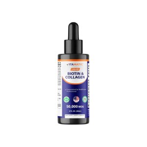 Vitamatic Liquid Biotin &amp; Collagen - Women &amp; Men 2Fl Oz