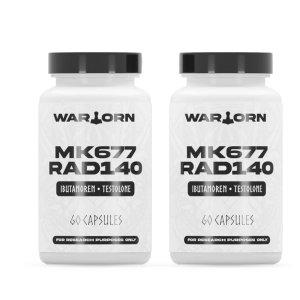 WARLORN MK-677 &amp; RAD-140 – Ibutamoren &amp; Testolone Blend | 60 Capsules