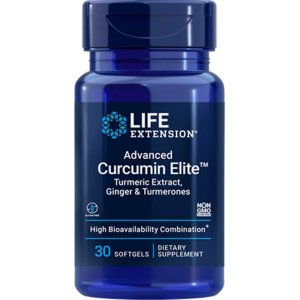 Life Extension Advanced Curcumin Elite™ Turmeric Extract, Ginger &amp; Turmerones – 30 Softgels