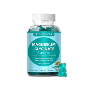 Tinies Berries Magnesium Glycinate Gummies – Muscle &amp; Stress Relief 60 Gummies