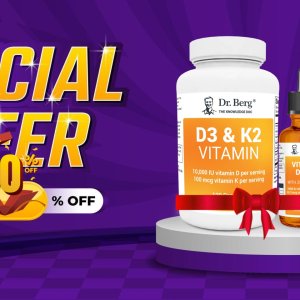 Dr. Berg Ultimate D3 &amp; K2 Health Boost Bundle – 50% OFF