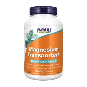 Now Foods Magnesium Transporters – Optimal Absorption Formula – 180 Veg Capsules