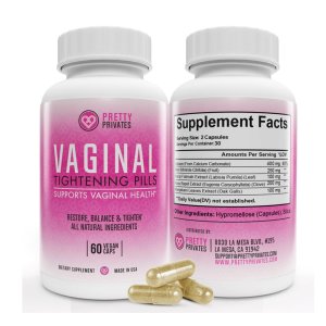 Pretty Vaginal Tightening Pills – Restore, Balance &amp; Support Vaginal Health (60 Capsules)