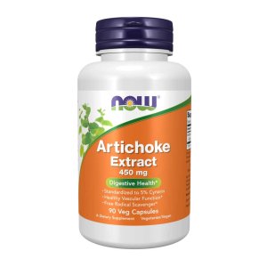 Now Foods Artichoke Extract 450 Mg – Digestive &amp; Vascular Health Support – 5% Cynarin Standardized – 90 Veg Capsules