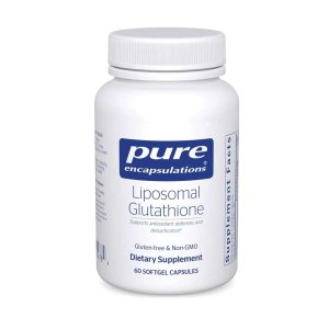 Pure Encapsulations Liposomal Glutathione 60 Softgel Capsules – Gluten-Free &amp; Non-GMO