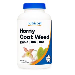 Nutricost Horny Goat Weed 600mg – 180 Capsules | Energy, Stamina &amp; Performance Support