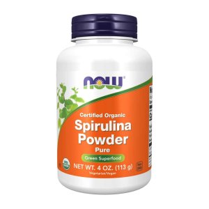 Now Foods Organic Spirulina Powder – Rich in Nutrients &amp; Antioxidants – 113g