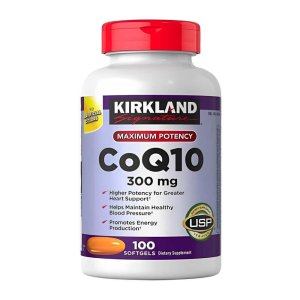 Kirkland Co Q10 300mg Maximum Potency Softgels – Heart Health &amp; Energy Support, 100 Softgels