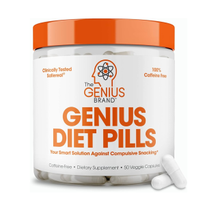 Genius Diet Pills – Clinically Tested Satiereal Saffron for Appetite &amp; Weight Management | 60 Veggie Capsules