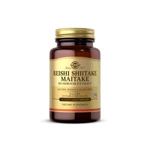 Solgar Reishi Shiitake Maitake Mushroom Extract 50 Vegetable Capsules