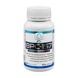 Lvlup Health Bpc-157 1000mcg Double Strength Advanced Tissue &amp; Muscle Repair Formula | 60 Capsules (30 Servings)