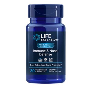 Life Extension Florassist® Probiotic Immune &amp; Nasal Defense – 30 Vegetarian Capsules