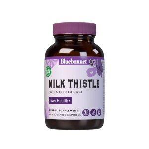 Bluebonnet Nutrition Milk Thistle Fruit &amp; Seed Extract 60 Caps