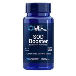 Life Extension Sod Booster (superoxide Dismutase) 30 Vegetarian Capsules