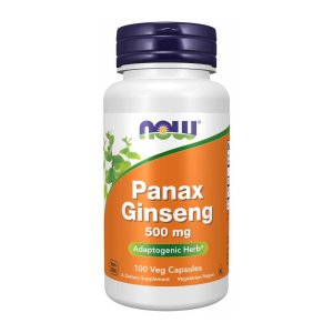 Now Foods Panax Ginseng 500 Mg – Energy, Focus &amp; Vitality Support – 100 Veg Capsules