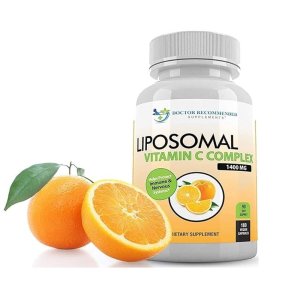 Doctor Recommended Supplements Liposomal Vitamin C Complex 1400mg – Immune &amp; Nervous System Support Dietary Supplement | 180 Capsules