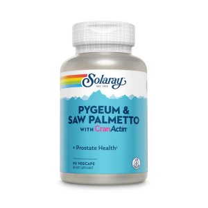 Solaray Pygeum &amp; Saw Palmetto W/cran Actin 90 Caps