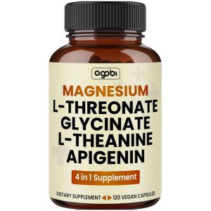 Agobi Magnesium 1500mg 4-in-1 – L-Threonate, Glycinate, L-Theanine &amp; Apigenin