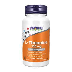 Now Foods L-Theanine 100 Mg – 90 Veg Capsules