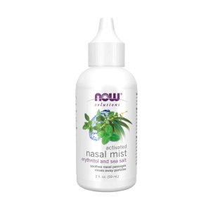 Now Foods Activated Nasal Mist – Erythritol &amp; Sea Salt Soothing Formula – Nasal Spray – 2.1 Oz (59 M L)