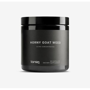 Toniiq Horny Goat Weed Ultra Concentrated – High-Potency Energy &amp; Performance Support | 60 Capsules