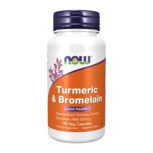 Now Foods Turmeric &amp; Bromelain – Joint Health &amp; Inflammation Support – 90 Veg Capsules
