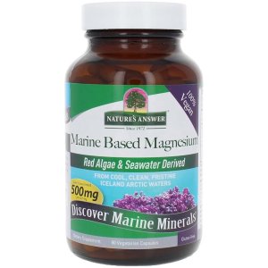 Nature's Answer Marine Based Magnesium 500mg – Red Algae &amp; Seawater Formula