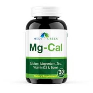 MediGreen Mg-Cal | Calcium, Magnesium, Zinc, D3 &amp; Boron