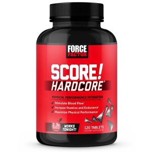 Force Factor Score! Hardcore – Boosts Blood Flow, Stamina &amp; Endurance – 120 Tablets