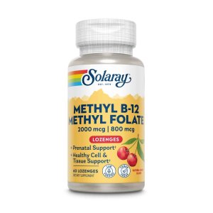 Solaray Methyl B-12 &amp; Methyl Folate 60 Lozenges